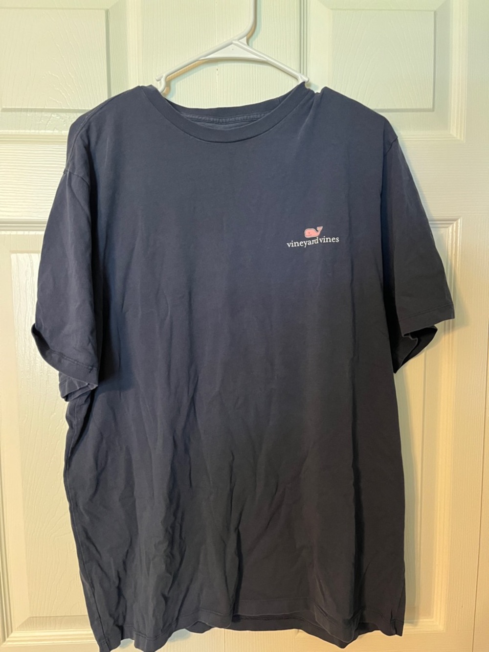 Vineyard Vines Navy Short-Sleeve Logo Tee large men’s